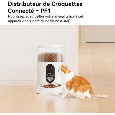 Distributeur de Croquettes Connecté IMOU PF1 – Caméra 2K+