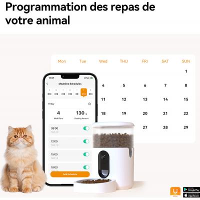 Distributeur de Croquettes Connecté IMOU PF1 – Caméra 2K+